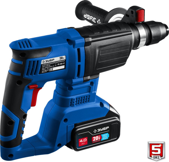 Перфоратор Зубр PB-260-42 патрон:SDS-plus уд.:3Дж аккум. (кейс в комплекте) Перфоратор Зубр PB-260-42 патрон:SDS-plus уд.:3Дж аккум. (кейс в комплекте)