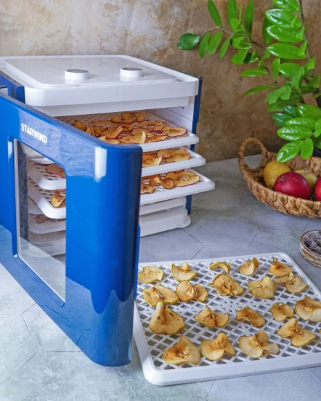 Сушка для фруктов и овощей Starwind SFD6431 6под. 400Вт синий