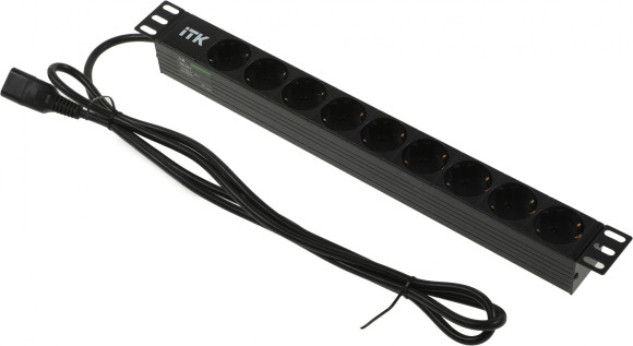 Блок распределения питания ITK PH22-9D2-P гор.размещ. 9xSchuko базовые 10A C14 2м