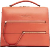 Деловая сумка женская Piquadro Patricia CA4098W140/BLU с отделением для ноутбука 14" синяя натур.кожа