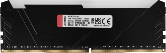 Память DDR4 8GB 3600MHz Kingston KF436C17BB2A/8 Fury Beast RGB RTL Gaming PC4-28800 CL17 DIMM 288-pin 1.35В single rank с радиатором Ret Память DDR4 8GB 3600MHz Kingston KF436C17BB2A/8 Fury Beast RGB RTL Gaming PC4-28800 CL17 DIMM 288-pin 1.35В single rank с радиатором Ret