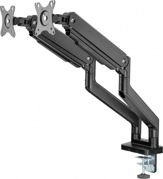 Кронштейн для мониторов Ultramounts UM731 черный 17"-35" макс.16кг крепление к столешнице поворот и наклон