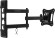 Кронштейн для телевизора Ultramounts UM895 черный 13"-27" макс.15кг настенный поворотно-выдвижной и наклонный Кронштейн для телевизора Ultramounts UM895 черный 13"-27" макс.15кг настенный поворотно-выдвижной и наклонный