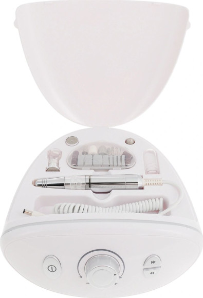 Маникюрно-педикюрный набор Beurer MP100 насадок в компл.:10шт белый Маникюрно-педикюрный набор Beurer MP100 насадок в компл.:10шт белый