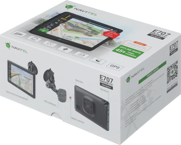 Навигатор Автомобильный GPS Navitel E707 Magnetic 7" 800x480 8Gb microSDHC серый Navitel Навигатор Автомобильный GPS Navitel E707 Magnetic 7" 800x480 8Gb microSDHC серый Navitel