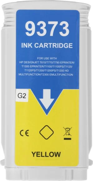 Картридж струйный G&G GG-C9373A №72 желтый (130мл) для HP Designjet T610/T770/T790eprinter/T1300eprinter/T1100 Картридж струйный G&G GG-C9373A №72 желтый (130мл) для HP Designjet T610/T770/T790eprinter/T1300eprinter/T1100