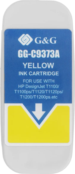 Картридж струйный G&G GG-C9373A №72 желтый (130мл) для HP Designjet T610/T770/T790eprinter/T1300eprinter/T1100 Картридж струйный G&G GG-C9373A №72 желтый (130мл) для HP Designjet T610/T770/T790eprinter/T1300eprinter/T1100