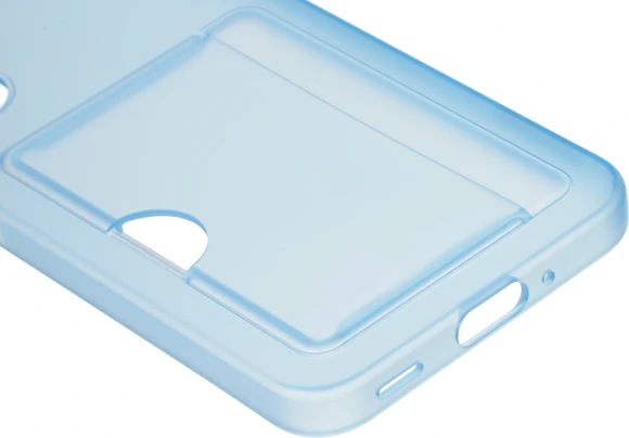 Чехол (клип-кейс) Samsung для Samsung Galaxy A17 Card Slot Case A17 голубой (EF-OA176TLEGRU)