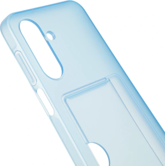 Чехол (клип-кейс) Samsung для Samsung Galaxy A17 Card Slot Case A17 голубой (EF-OA176TLEGRU)