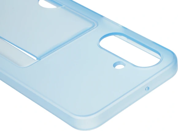 Чехол (клип-кейс) Samsung для Samsung Galaxy A17 Card Slot Case A17 голубой (EF-OA176TLEGRU)