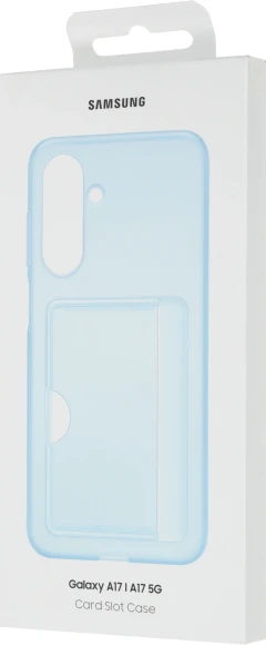 Чехол (клип-кейс) Samsung для Samsung Galaxy A17 Card Slot Case A17 голубой (EF-OA176TLEGRU)
