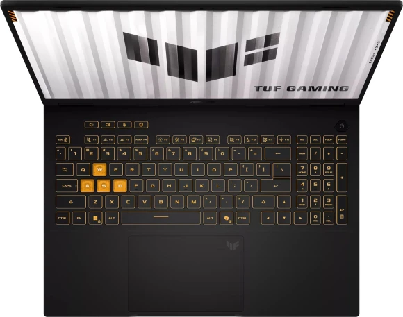 Ноутбук Asus TUF Gaming 16 FX610JH-TU201 Core i5 14450HX 8Gb SSD512Gb NVIDIA GeForce RTX5050 8Gb 16" IPS WUXGA (1920x1200) без ОС black WiFi BT Cam (90NR0QS1-M00DE0) Ноутбук Asus TUF Gaming 16 FX610JH-TU201 Core i5 14450HX 8Gb SSD512Gb NVIDIA GeForce RTX5050 8Gb 16" IPS WUXGA (1920x1200) без ОС black WiFi BT Cam (90NR0QS1-M00DE0)