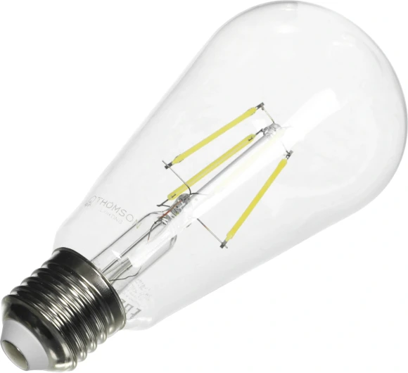 Лампа филам. Thomson Filament TH-B2341 7Вт цок.:E27 эдисон 220B св.свеч.бел.хол. ST64 (упак.:1шт)