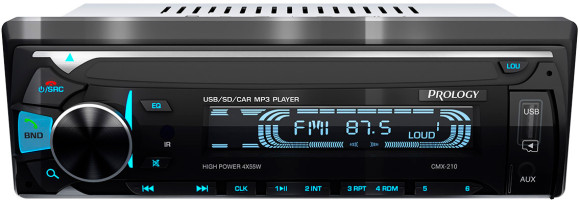 Автомагнитола Prology CMX-210 1DIN 4x55Вт v4.2 ПДУ (PRCMX210)
