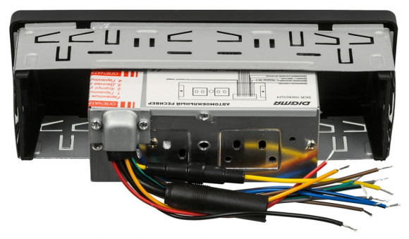 Автомагнитола Digma DCR-100B24 1DIN 4x45Вт