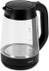 Чайник электрический Starwind SKG4030 1.7л. 2200Вт черный корпус: стекло/пластик