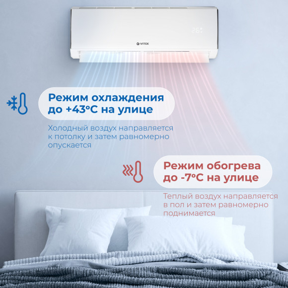 Сплит-система Vitek VT-2501 белый Сплит-система Vitek VT-2501 белый