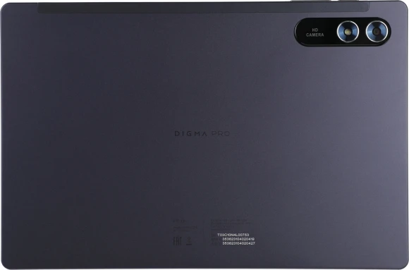 Планшет Digma Pro HIT 18 T606 (1.6) 8C RAM8Gb ROM128Gb 10.5" IPS 1920x1200 4G Android 13 фиолетовый 13Mpix 5Mpix BT WiFi microSD 512Gb 7000mAh 5hr 120hrs Планшет Digma Pro HIT 18 T606 (1.6) 8C RAM8Gb ROM128Gb 10.5" IPS 1920x1200 4G Android 13 фиолетовый 13Mpix 5Mpix BT WiFi microSD 512Gb 7000mAh 5hr 120hrs