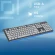 Клавиатура Оклик 480M черный/серый USB slim Multimedia (1067199) кабель 1.5м