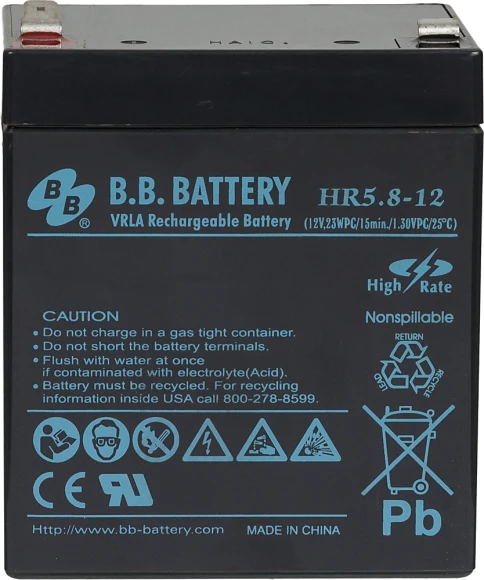 Батарея для ИБП BB HR 5,8-12 12В 5.8Ач