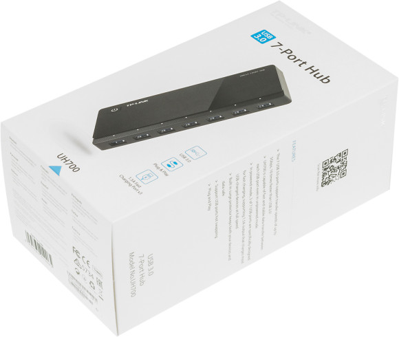 Разветвитель USB 3.0 TP-Link UH700 7порт. черный