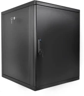 Шкаф коммутационный ЦМО (ШРН-М-12.650.1-9005) настенный 12U 600x650мм пер.дв.металл 120кг черный 581мм 24.48кг 180град. 610мм IP20 металл