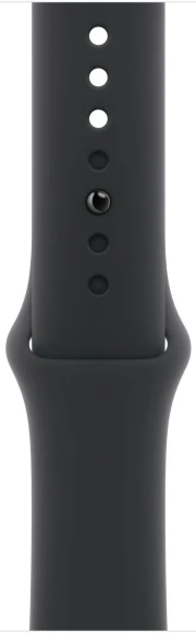 Смарт-часы Apple Watch Series 10 A2999 46мм 2.1" OLED корп.черный Sport Band рем.черный разм.брасл.:160-210мм (MWWQ3LW/A)