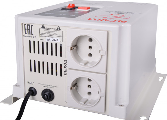 Стабилизатор напряжения Ресанта АСН-500Н/1-Ц 1.5кВА однофазный серый (63/6/39)