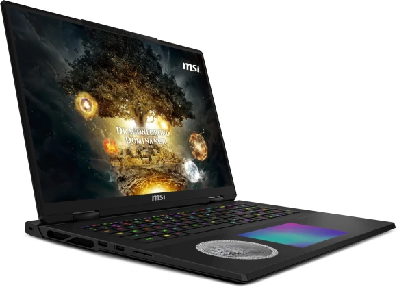 Ноутбук MSI Titan Dragon Edition 18 HX A2XWIG-1020RU Core Ultra 9 285HX 64Gb SSD4Tb NVIDIA GeForce RTX5080 16Gb 18" IPS UHD+ (3840x2400) Windows 11 Home black WiFi BT Cam (9S7-1824A5-1020)