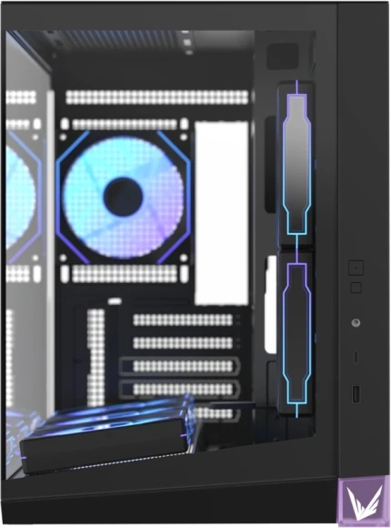 Корпус Formula Crystal Z4M Plus черный без БП mATX 3x120mm 1xUSB3.0 audio bott PSU