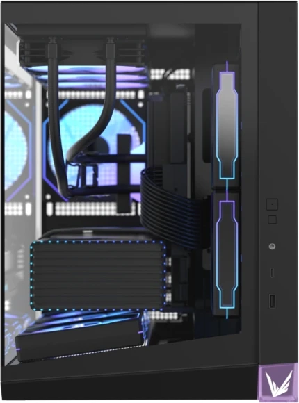Корпус Formula Crystal Z4M Plus черный без БП mATX 3x120mm 1xUSB3.0 audio bott PSU