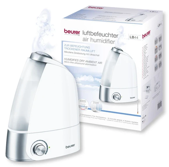Увлажнитель воздуха Beurer LB44 25Вт (ультразвуковой) белый Увлажнитель воздуха Beurer LB44 25Вт (ультразвуковой) белый