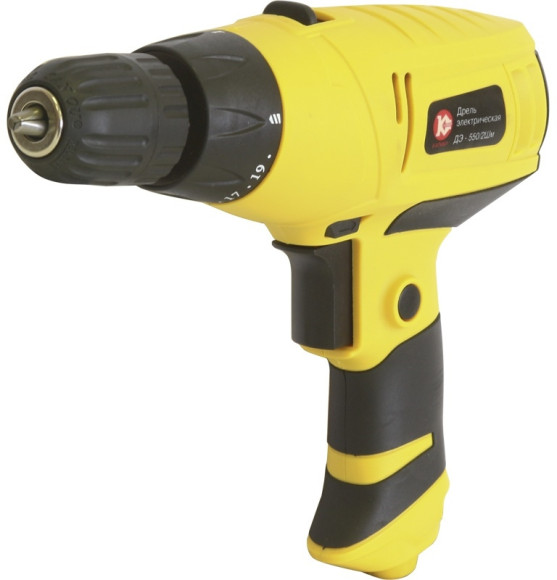 Дрель-шуруповерт Калибр ДЭ- 550/2ШМ 550Вт патрон:быстрозажимной (020209) Дрель-шуруповерт Калибр ДЭ- 550/2ШМ 550Вт патрон:быстрозажимной (020209)