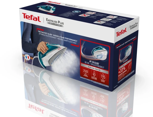 Утюг Tefal FV5718E0 2500Вт голубой/белый Утюг Tefal FV5718E0 2500Вт голубой/белый