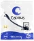 Патч-корд Cabeus PC-UTP-RJ45-CAT.5E-0.3M-BK U/UTP RJ-45 вил.-вилка RJ-45 кат.5E 0.3м черный ПВХ