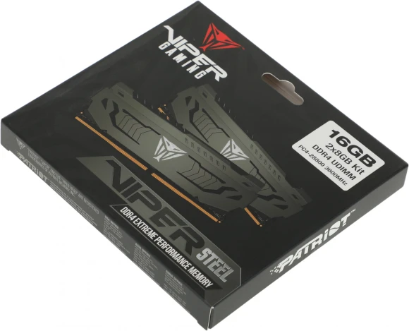 Память DDR4 2x8GB 3600MHz Patriot PVS416G360C7K Viper Steel RTL Gaming PC4-28800 CL17 DIMM UDIMM 288-pin 1.35В dual rank с радиатором Ret