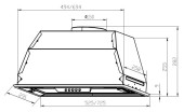 Вытяжка встраиваемая Lex GS Bloc P 600 WH белый управление: кнопочное (1 мотор)
