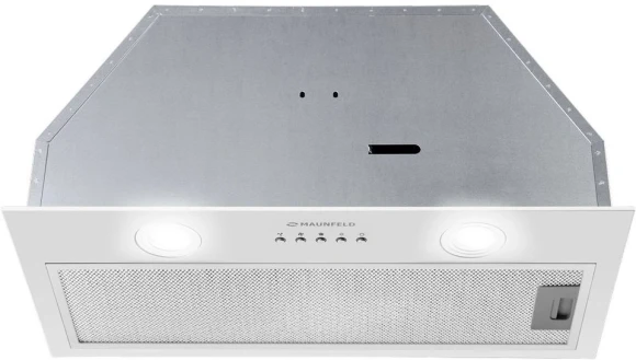 Вытяжка встраиваемая Maunfeld TRAPEZE 602M белый управление: кнопочное (1 мотор)