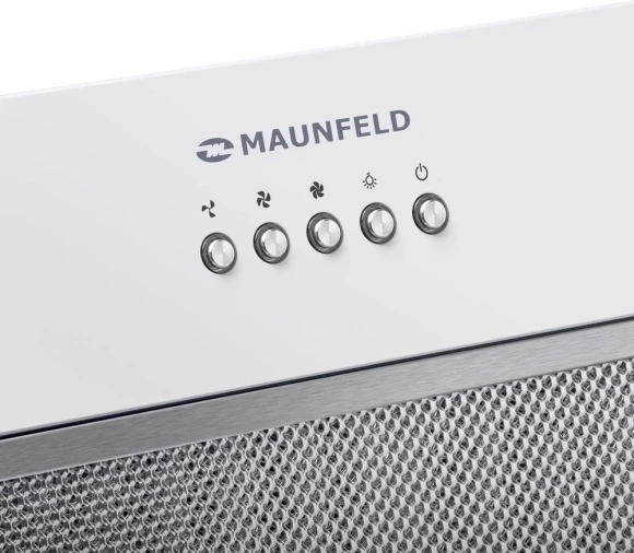 Вытяжка встраиваемая Maunfeld TRAPEZE 602M белый управление: кнопочное (1 мотор)