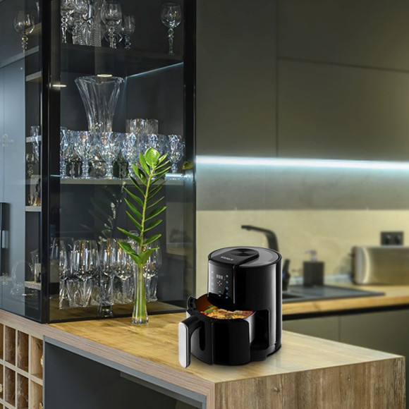 Аэрогриль Kitfort КТ-2225 1.9л 1000Вт черный