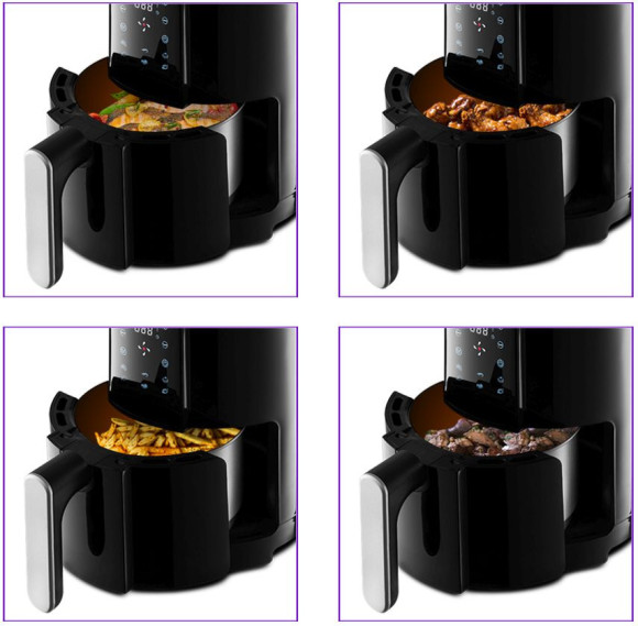 Аэрогриль Kitfort КТ-2225 1.9л 1000Вт черный