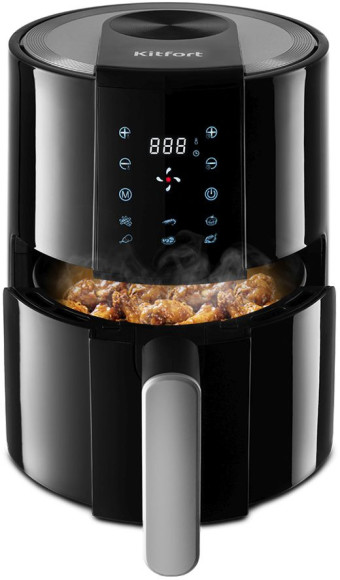 Аэрогриль Kitfort КТ-2225 1.9л 1000Вт черный