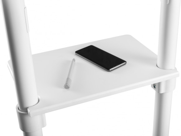 Стойка для телевизора Cactus CS-ST1146WT белый 37"-70" макс.70кг напольный мобильный Стойка для телевизора Cactus CS-ST1146WT белый 37"-70" макс.70кг напольный мобильный