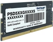Память DDR5 8GB 5600MHz Patriot PSD58G560041S Signature Line RTL PC5-44800 CL46 SO-DIMM 262-pin 1.1В single rank Ret
