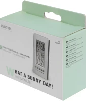 Термометр Hama H-186357 серебристый/черный Термометр Hama H-186357 серебристый/черный