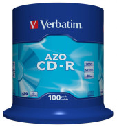 Диск CD-R Verbatim 700Mb 52x Cake Box (100шт) (43430) Диск CD-R Verbatim 700Mb 52x Cake Box (100шт) (43430)