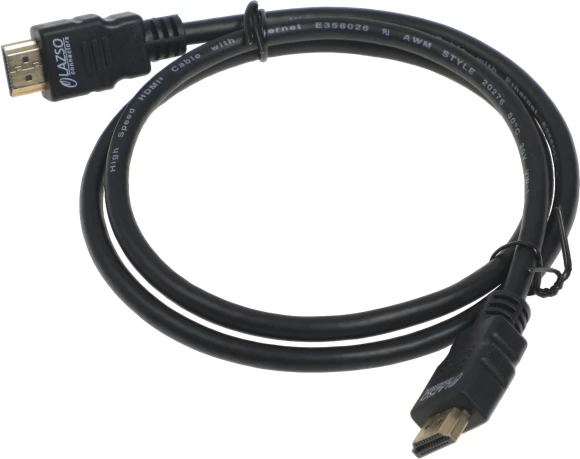 Кабель аудио-видео LAZSO WH-111 HDMI (m)/HDMI (m) 1м. позолоч.конт. черный (WH-111(1M)) Кабель аудио-видео LAZSO WH-111 HDMI (m)/HDMI (m) 1м. позолоч.конт. черный (WH-111(1M))
