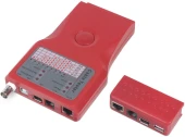 Тестер кабельный Cabeus CT-LCD-RJ45 черный