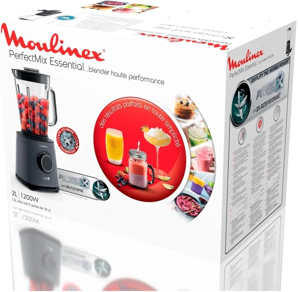 Блендер стационарный Moulinex Perfect Mix+ LM771BF0 1200Вт песочный/черный