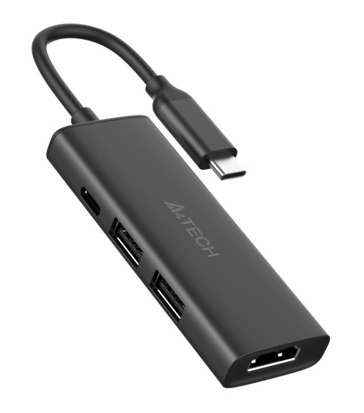 Разветвитель USB-C A4Tech DST-40C 2порт. серый Разветвитель USB-C A4Tech DST-40C 2порт. серый